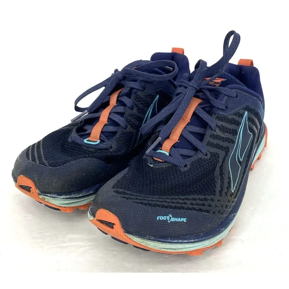 Altra Timp 1.5 Trail Running Shoes Womens 8.5 Navy Blue FootShape Hiking